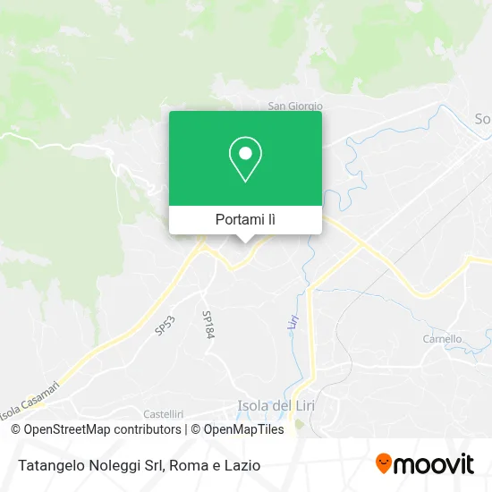 Mappa Tatangelo Noleggi Srl