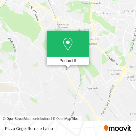 Mappa Pizza Gege