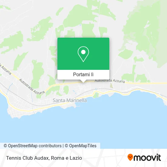 Mappa Tennis Club Audax
