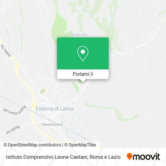 Mappa Istituto Comprensivo Leone Caetani