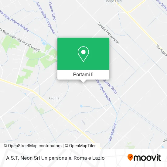 Mappa A.S.T. Neon Srl Unipersonale