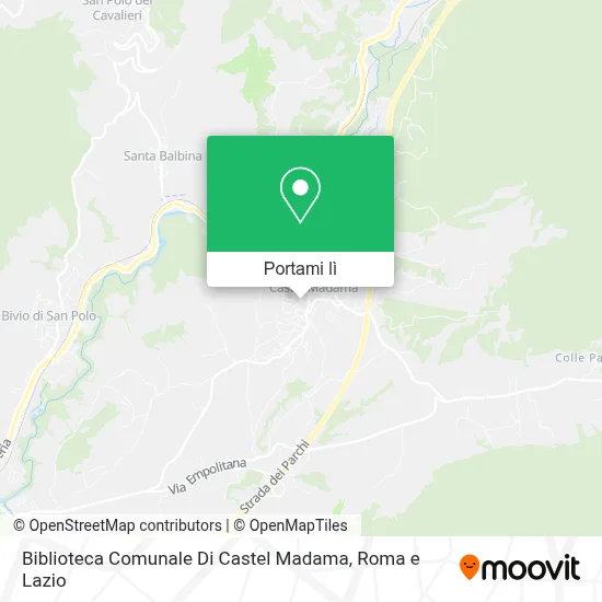 Mappa Biblioteca Comunale Di Castel Madama