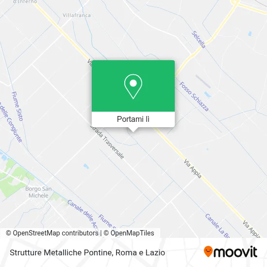 Mappa Strutture Metalliche Pontine