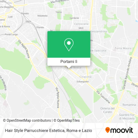 Mappa Hair Style Parrucchiere Estetica