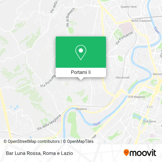 Mappa Bar Luna Rossa