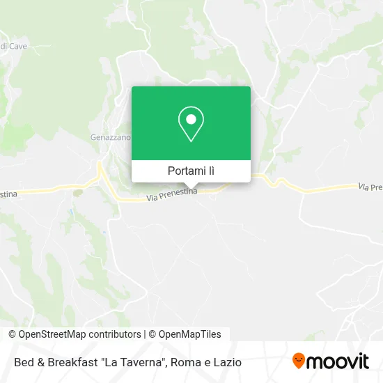 Mappa Bed & Breakfast "La Taverna"