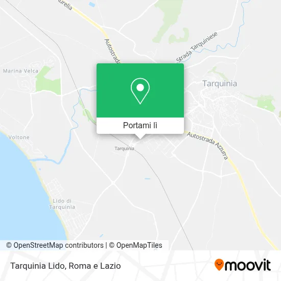 Mappa Tarquinia Lido