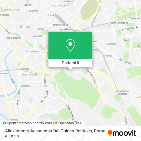 Mappa Allevamento Accademia Del Golden Retriever