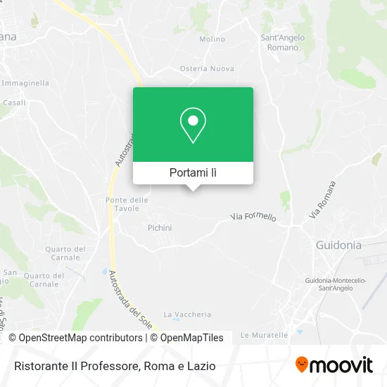 Mappa Ristorante Il Professore