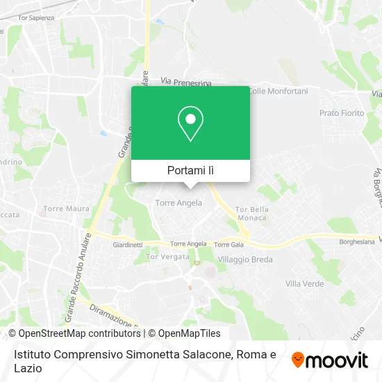 Mappa Istituto Comprensivo Simonetta Salacone