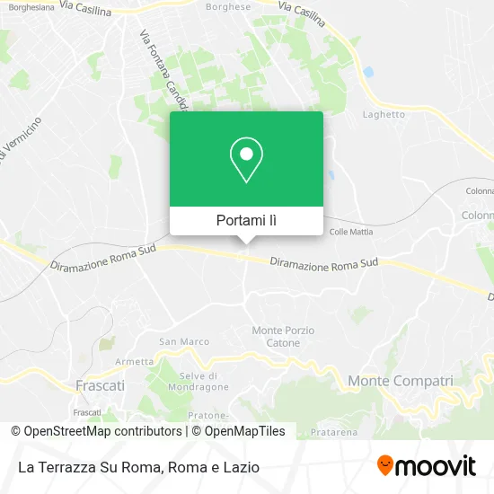 Mappa La Terrazza Su Roma