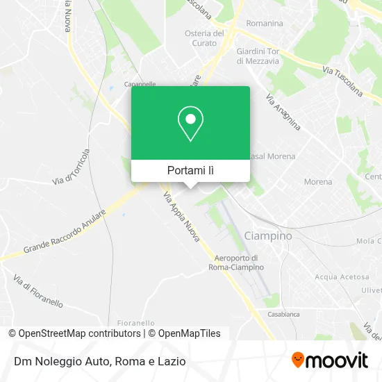 Mappa Dm Noleggio Auto