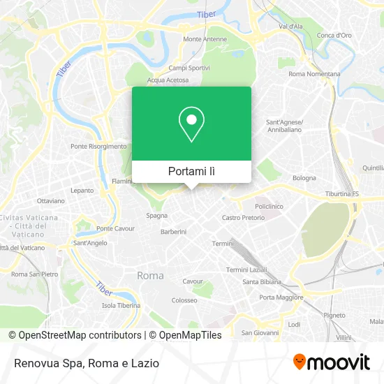 Mappa Renovua Spa