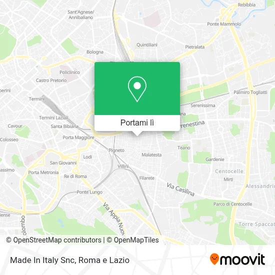 Mappa Made In Italy Snc