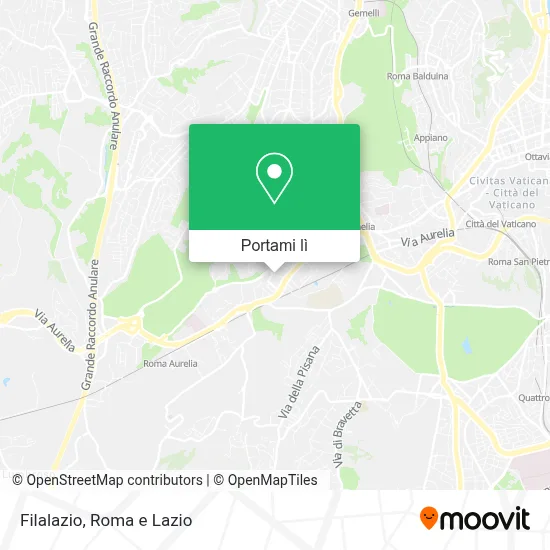 Mappa Filalazio