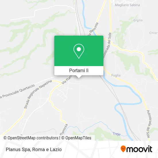 Mappa Planus Spa