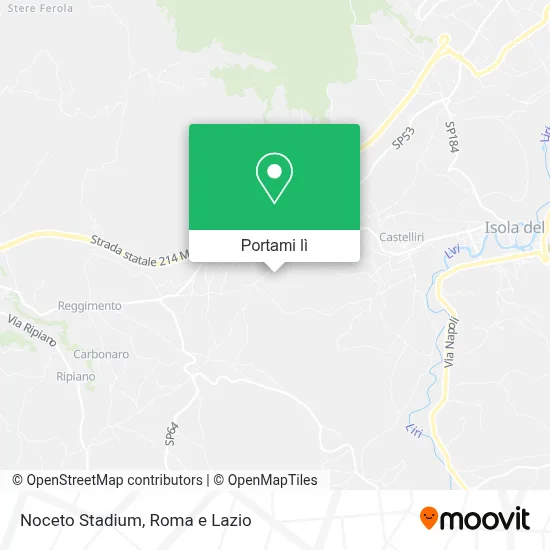Mappa Noceto Stadium