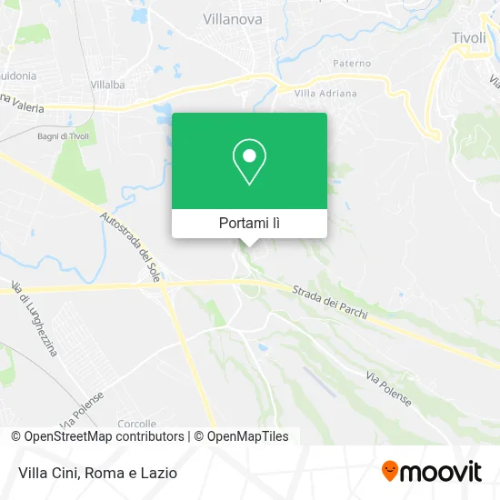 Mappa Villa Cini