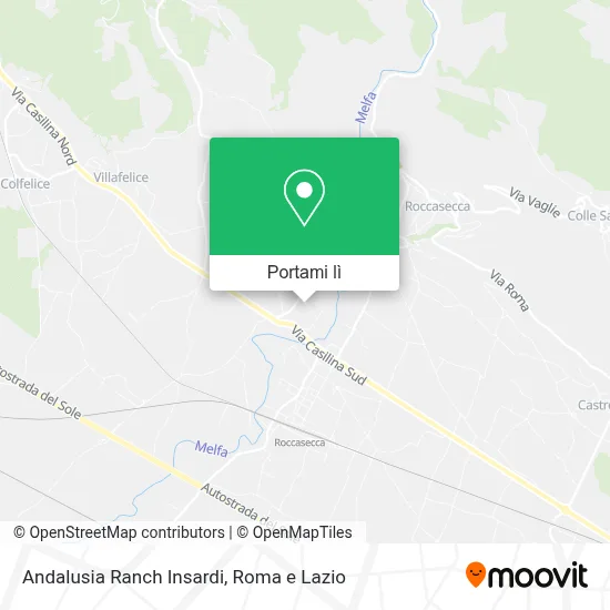 Mappa Andalusia Ranch Insardi