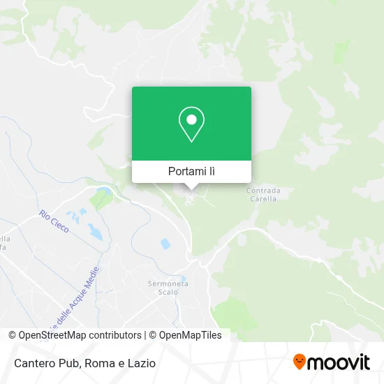 Mappa Cantero Pub