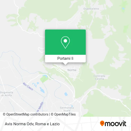 Mappa Avis Norma Odv
