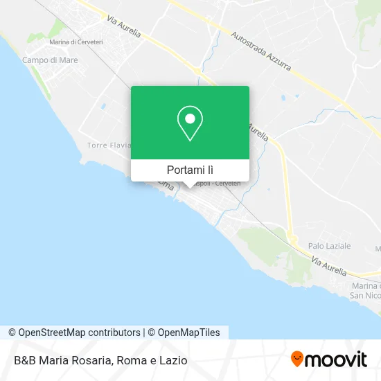 Mappa B&B Maria Rosaria