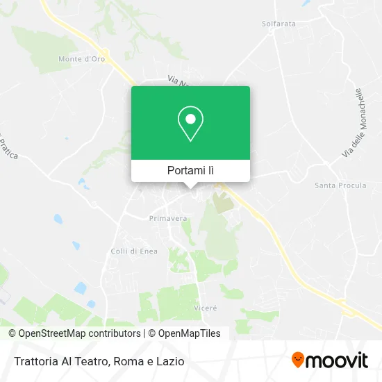 Mappa Trattoria Al Teatro