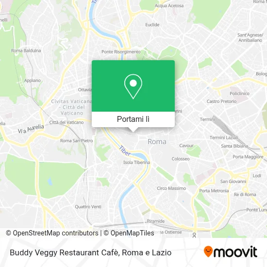 Mappa Buddy Veggy Restaurant Cafè