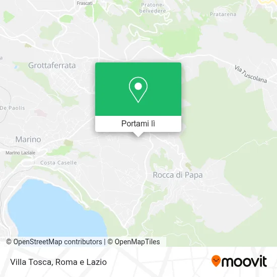 Mappa Villa Tosca