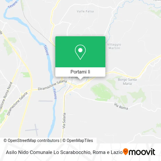 Mappa Asilo Nido Comunale Lo Scarabocchio