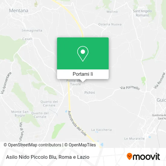 Mappa Asilo Nido Piccolo Blu