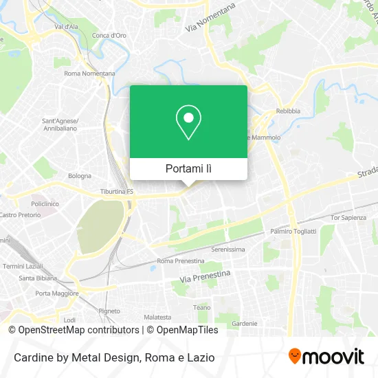 Mappa Cardine by Metal Design