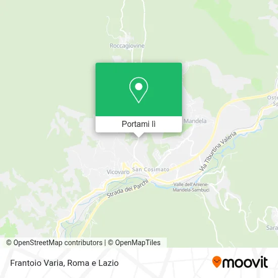 Mappa Frantoio Varia