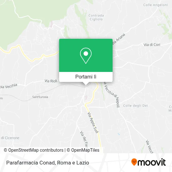 Mappa Parafarmacia Conad