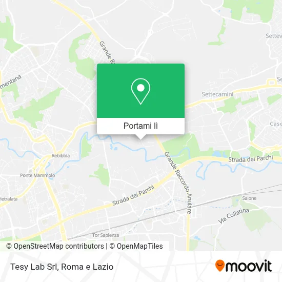 Mappa Tesy Lab Srl