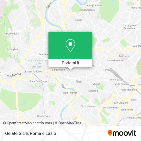 Mappa Gelato Sicili