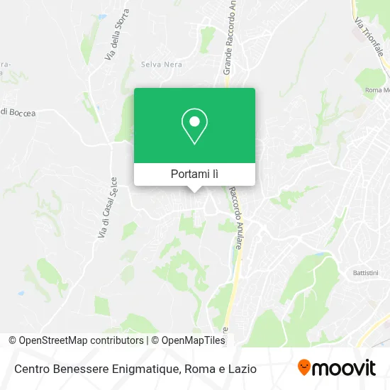 Mappa Centro Benessere Enigmatique