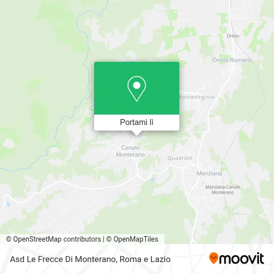 Mappa Asd Le Frecce Di Monterano