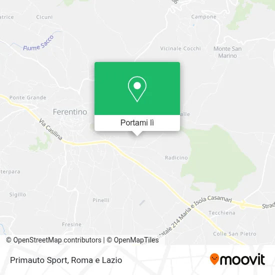 Mappa Primauto Sport