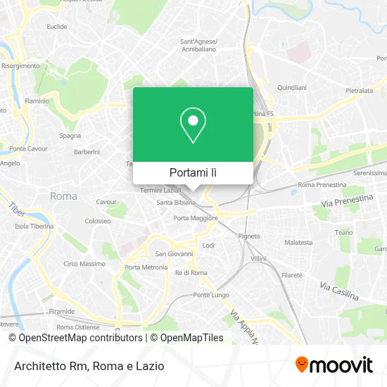 Mappa Architetto Rm