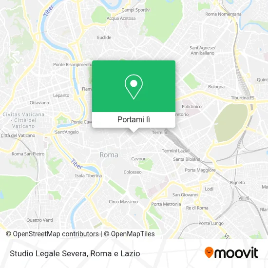 Mappa Studio Legale Severa