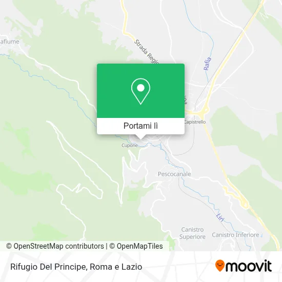 Mappa Rifugio Del Principe