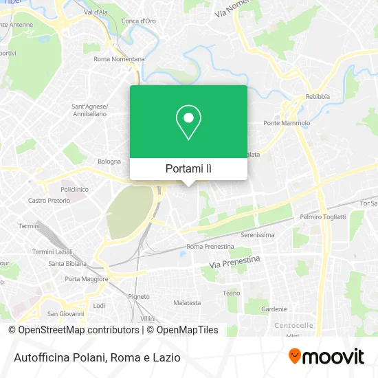 Mappa Autofficina Polani