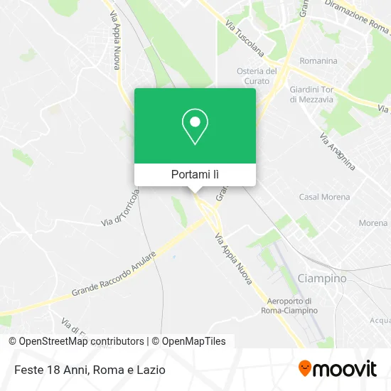 Mappa Feste 18 Anni