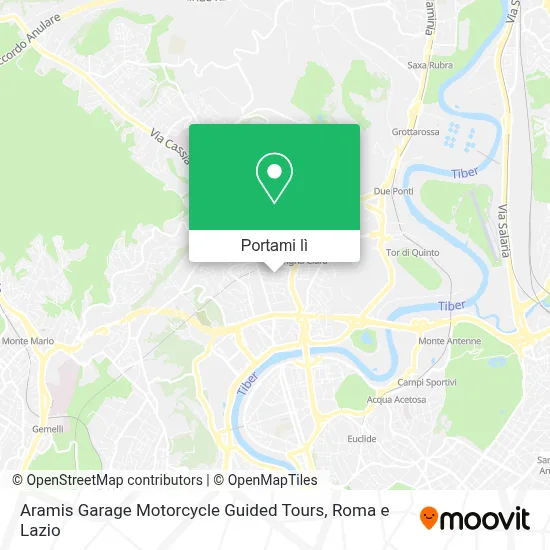 Mappa Aramis Garage Motorcycle Guided Tours