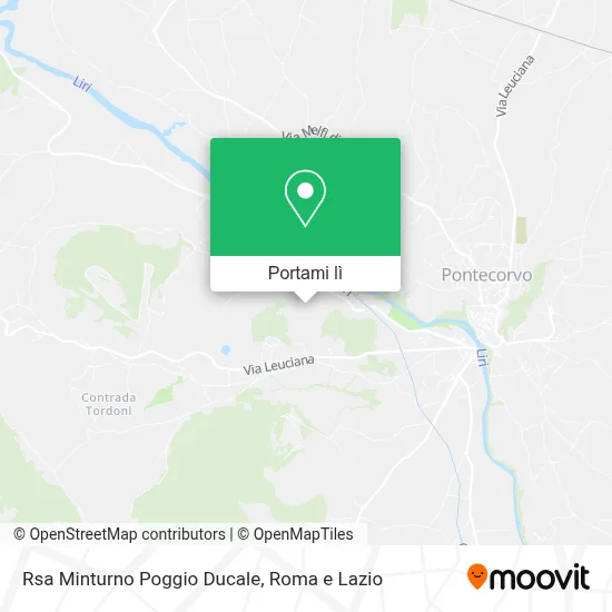 Mappa Rsa Minturno Poggio Ducale