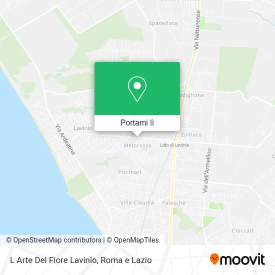 Mappa L Arte Del Fiore Lavinio