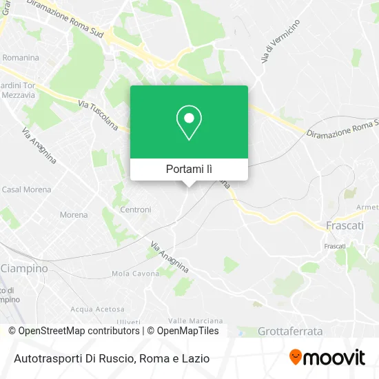 Mappa Autotrasporti Di Ruscio