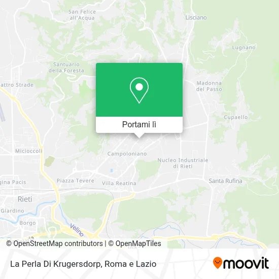 Mappa La Perla Di Krugersdorp