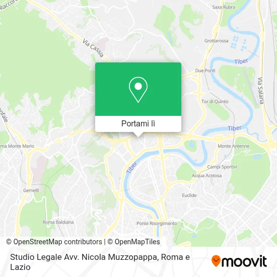 Mappa Studio Legale Avv. Nicola Muzzopappa